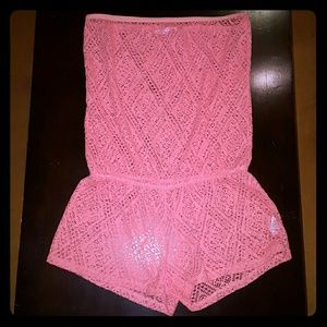 Netted Beach Romper/Cover up